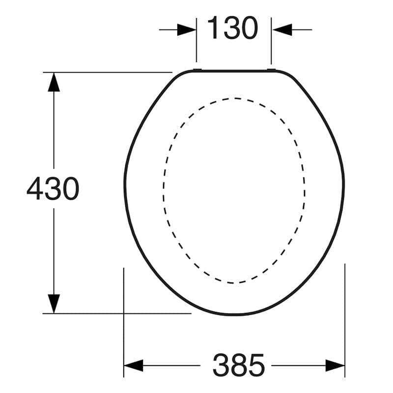 Gustavsberg Nordic 315 toalettsete - standard Gustavsberg Toalettsete GRO-6025408