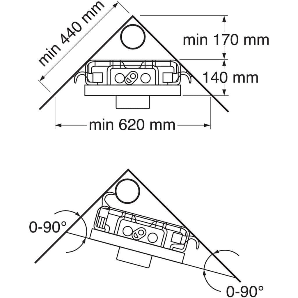 Gustavsberg Triomont XS Fikstur Gustavsberg Innbyggingssisterne GRO-6025926