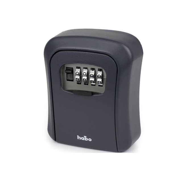 Habo 103 Nøkkelboks med kode Svartgrå Habo Nøkkelboks HA-31011
