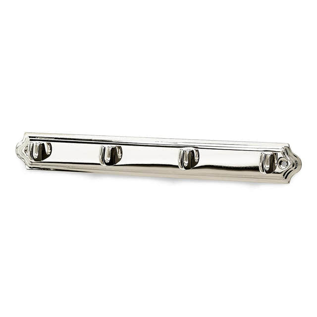 Habo 124-4 Knaggrekke 4-krok Nikkel Habo Knagger HA-86447