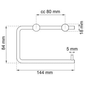 Habo 1368 Toalettrullholder