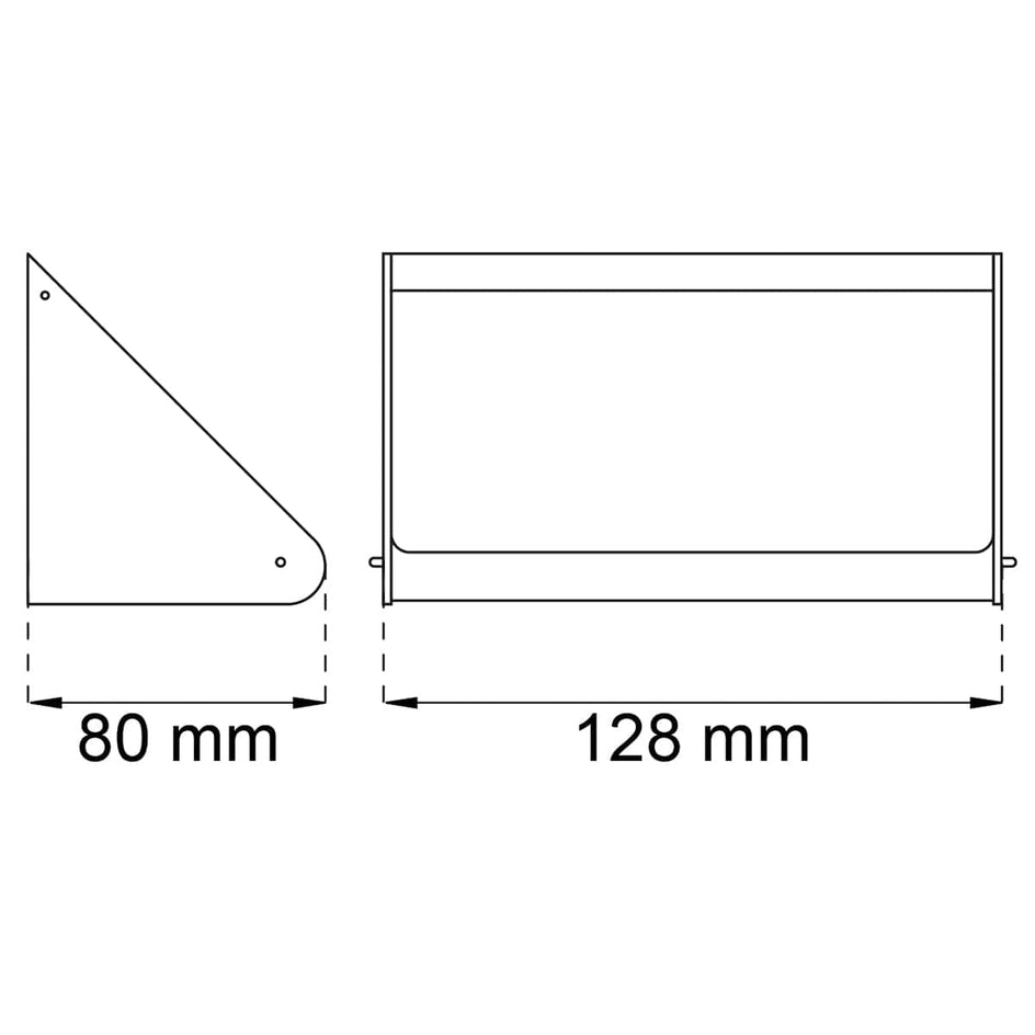 Habo 3400 Toalettpapirholder med trerulle Habo Toalettrullholder