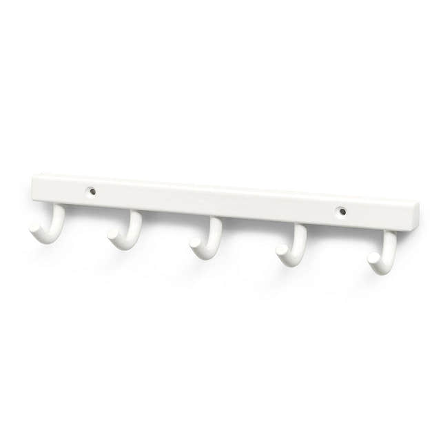 Habo 840-5 Knaggrekke 5-krok Hvit Habo Knagger HA-10155