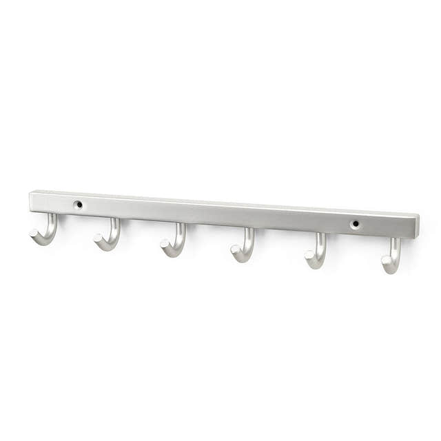 Habo 840-6 Knaggrekke 6-krok Matt krom Habo Knagger HA-62886