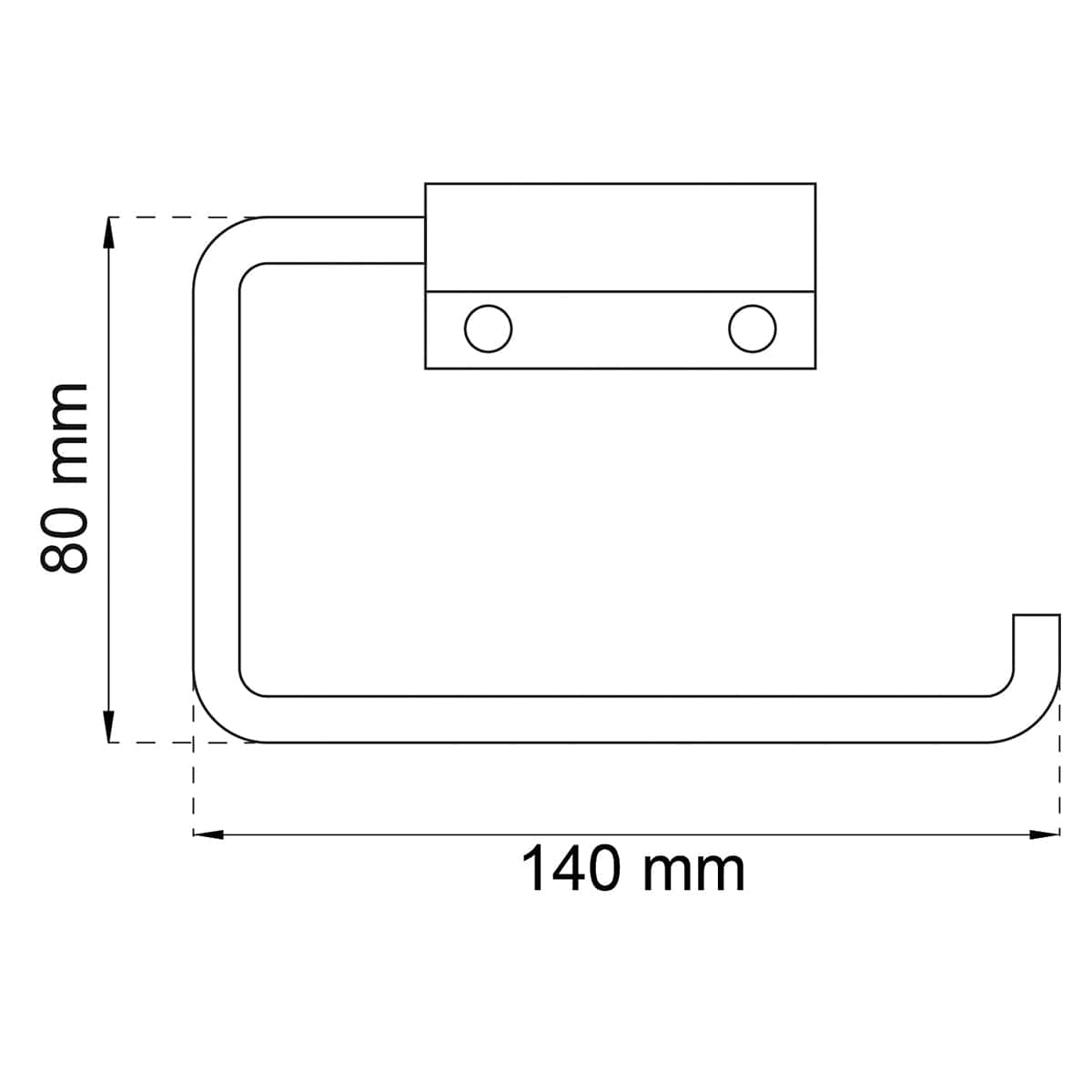 Habo 841 Toalettpapirholder Habo Toalettrullholder