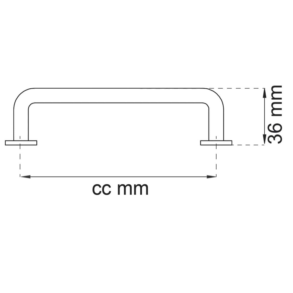 Habo ARON Knott Ø40mm Hvit Habo Knotter og håndtak HA-100242