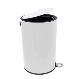 Habo Blossom Pedalbøtte 3L - Hvit