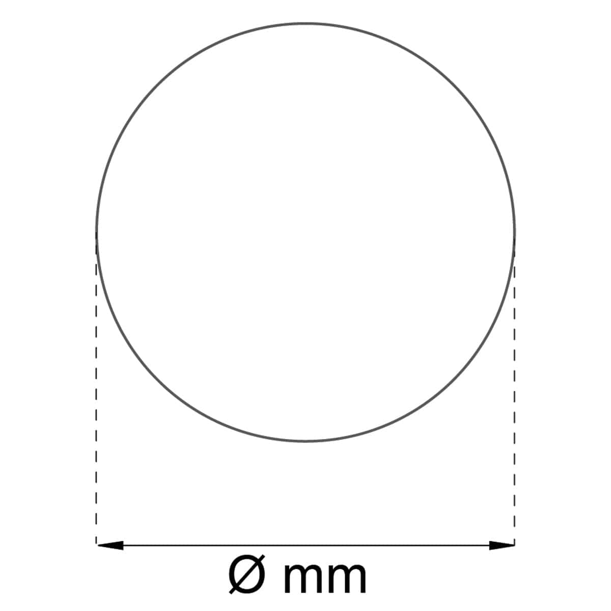Habo Camelia Badematte Ø60-90 Habo Baderomsmatte