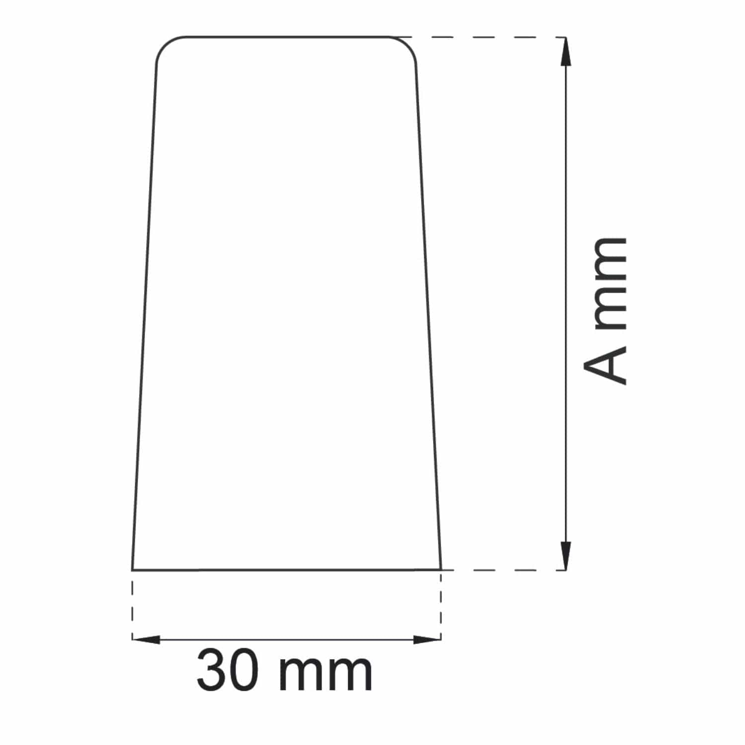 Habo Dørstopper 35-65mm Habo Dørstopper