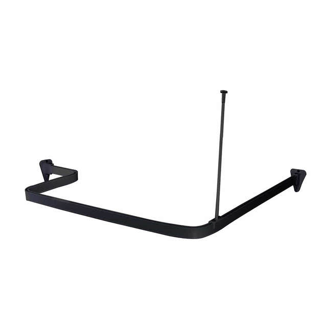 Habo Dusjforhengskinne flex 3x1m, bøybar Svart Habo Dusjforheng HA-30142