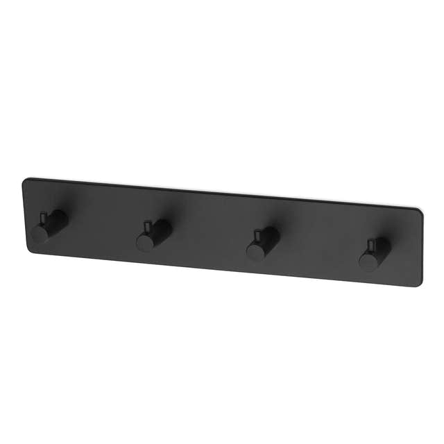 Habo Flair Knaggrekke 4-Krok Svart Habo Knagger HA-30162