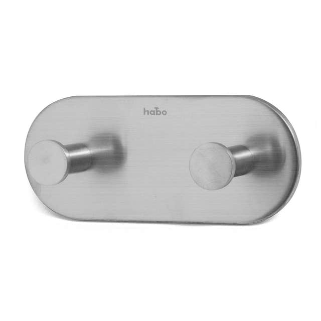 Habo Gentle Dobbel Krok Selvklebende Rustfritt Habo Knagger HA-100363