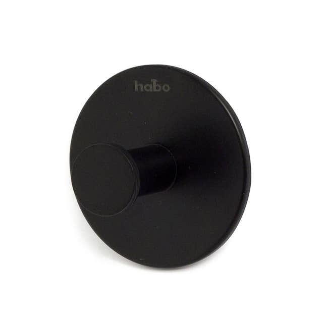 Habo Gentle Enkel Krok Selvklebende Svart Habo Knagger HA-100362