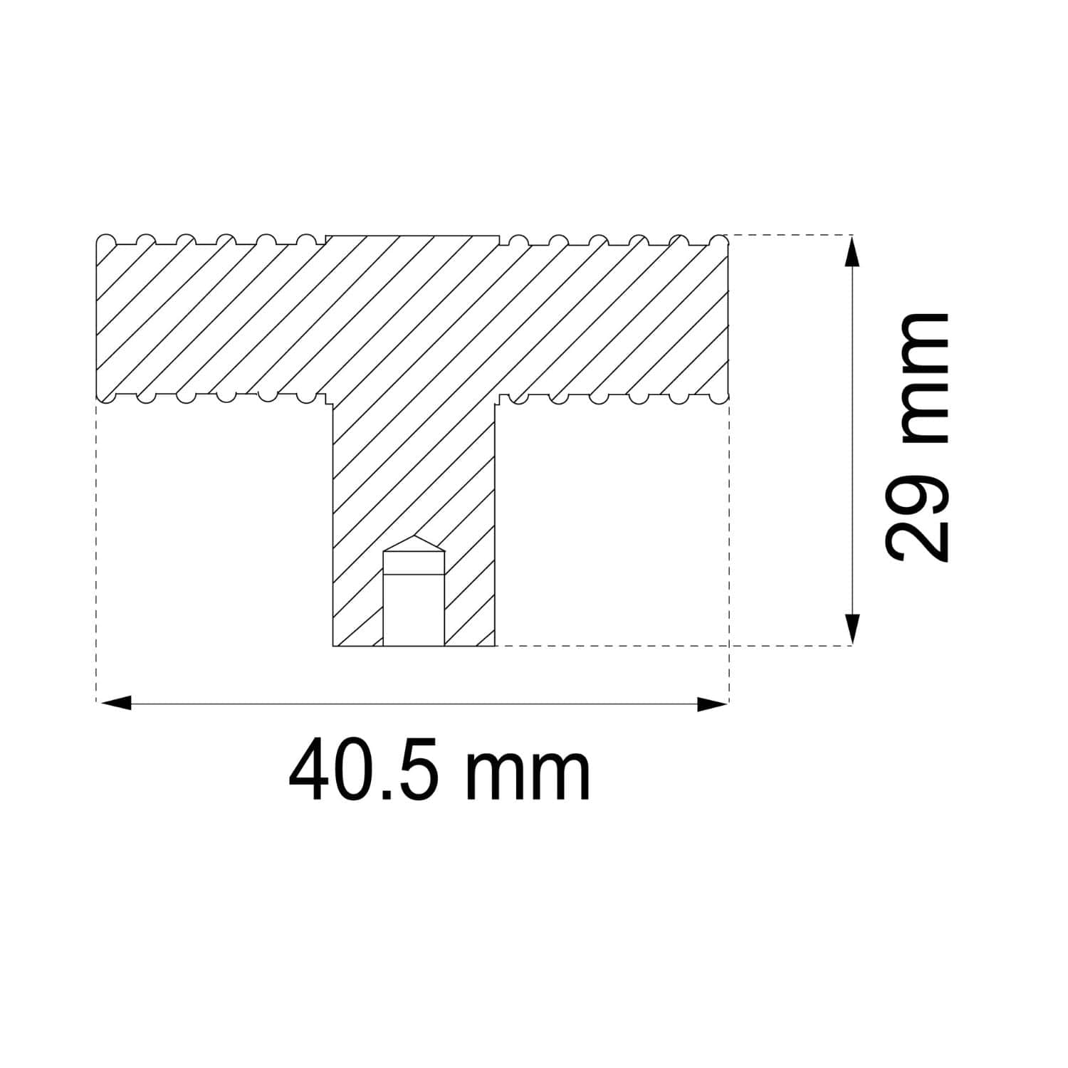 Habo Harry Knott Ø50 mm Habo Knotter og håndtak