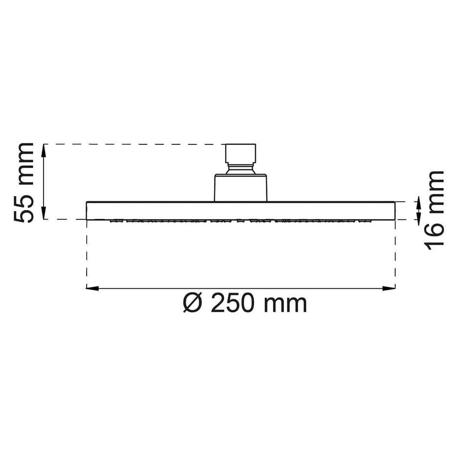 Habo Jasmin Takdusjhode Ø250mm Habo Dusjhode