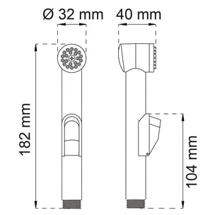 Habo Lilly Universaldusj for vask og bidet