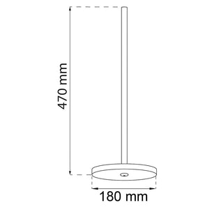 Habo Marble Reserverullholder