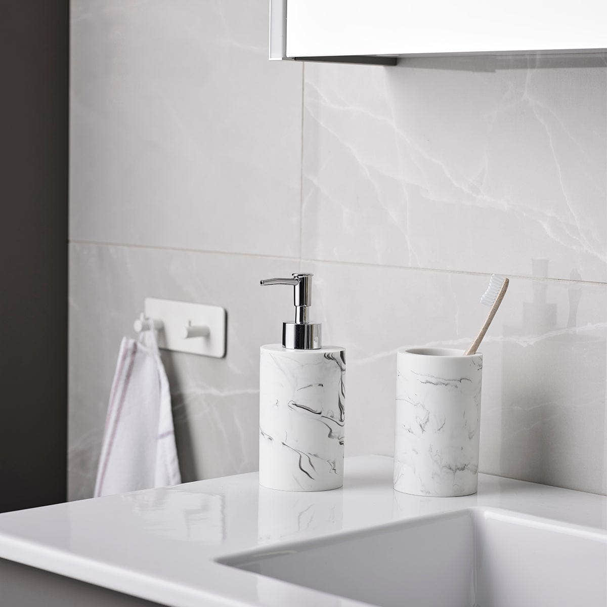 Habo Marble Såpedispenser Marmor Habo Såpedispenser HA-30127