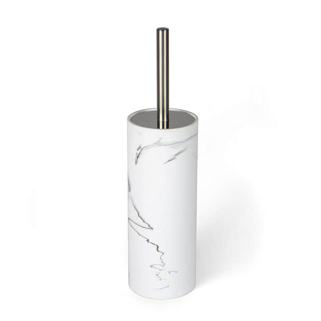 Habo Marble Toalettbørste Marmor - Gulvstående Habo Toalettbørsteholder HA-30129