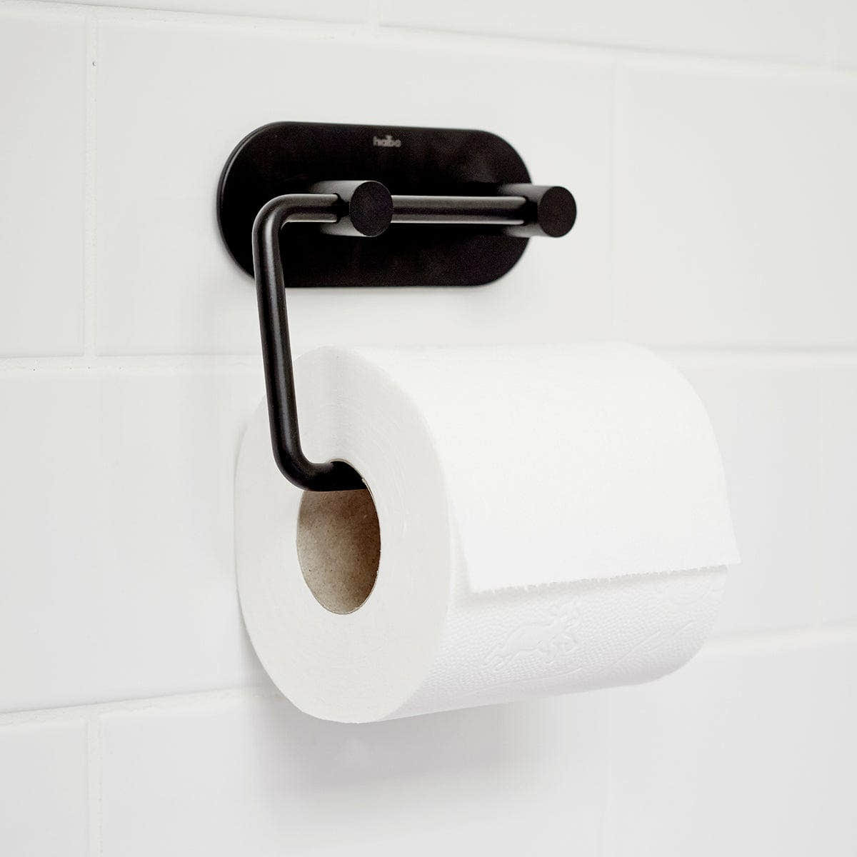 Habo Plain Toalettpapirholder Selvklebende Habo Toalettrullholder