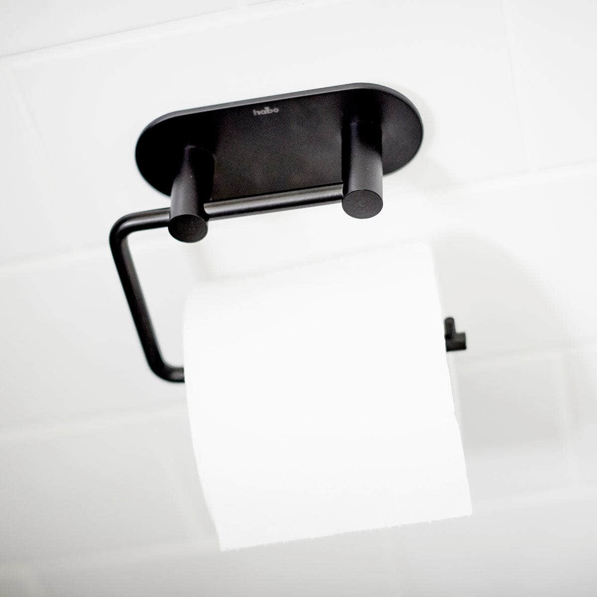 Habo Plain Toalettpapirholder Selvklebende Habo Toalettrullholder