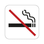 OUTLET: Habo Skilt No Smoking Selvklebende