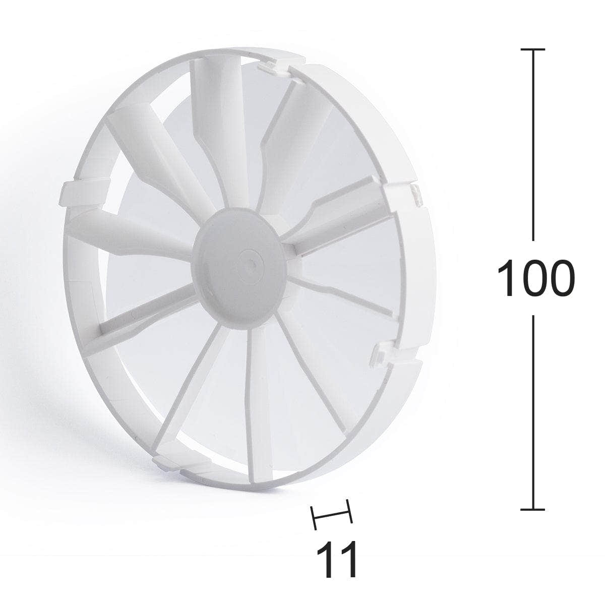 Habo Ventit Kaldrasspjeld Ø100mm Habo Spjeld HA-17044
