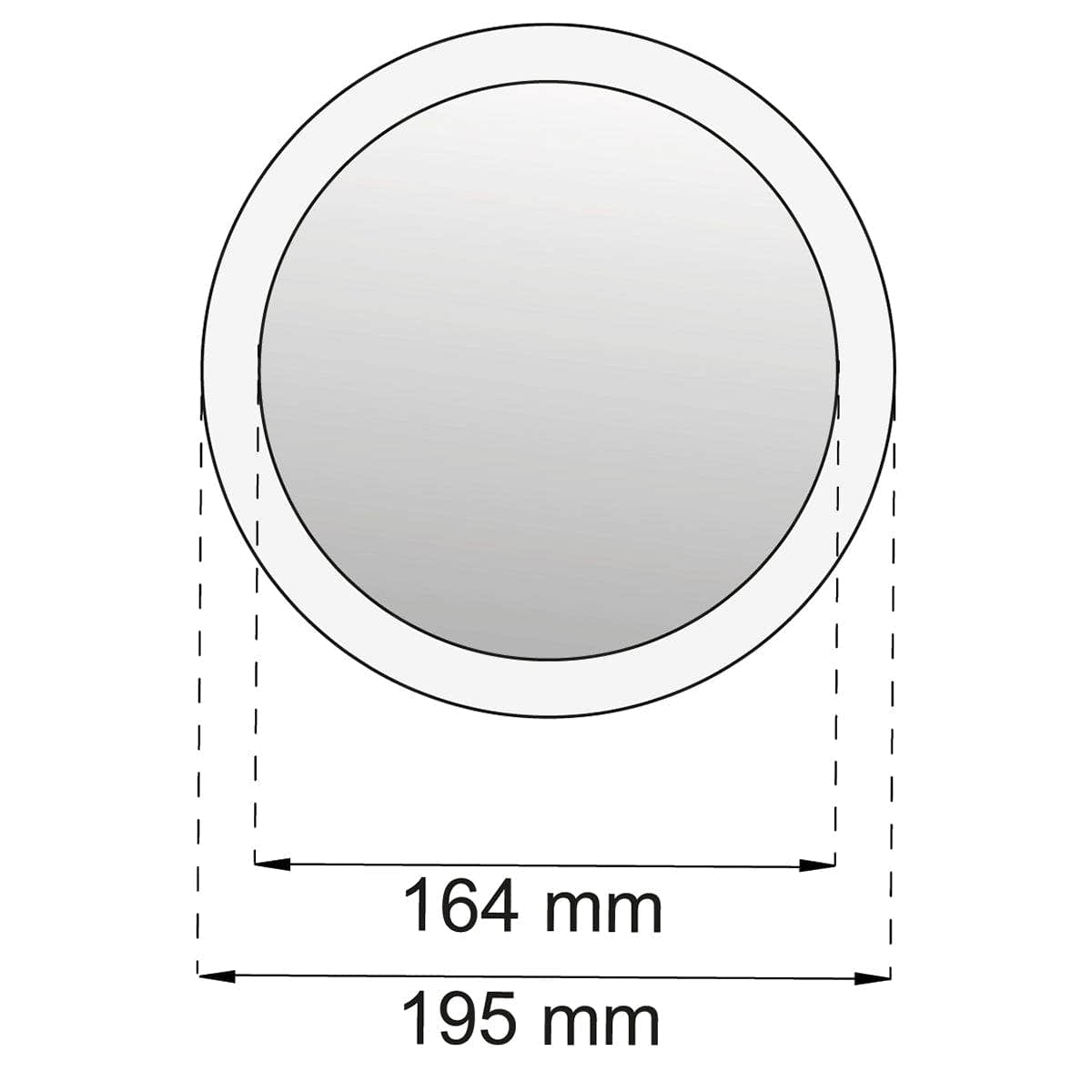 Habo Zoom Sminkespeil Ø164mm Habo Sminkespeil HA-30095