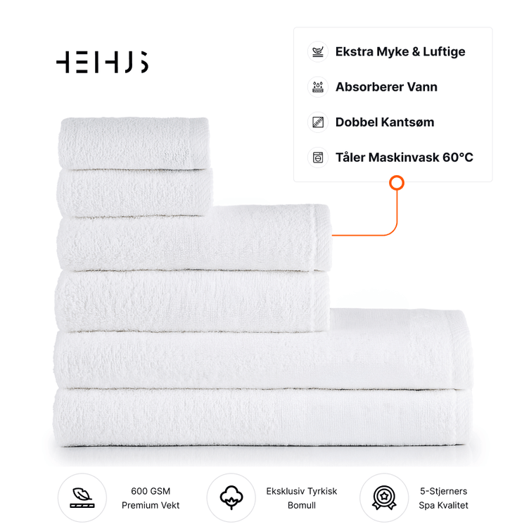 HeiHus FLUFFY badehåndkle L 70x140cm