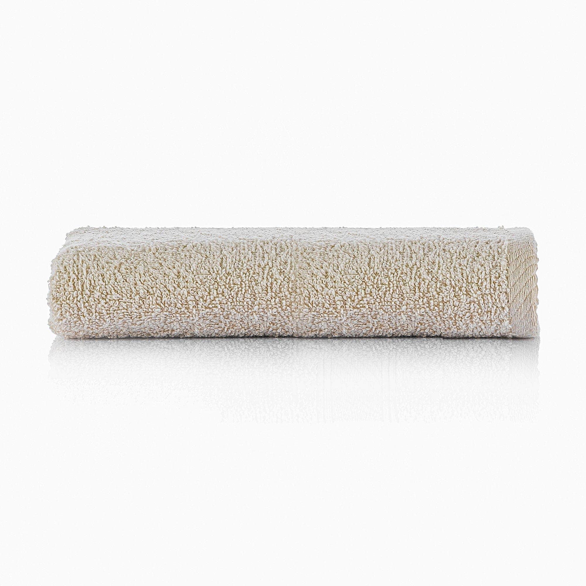 HeiHus FLUFFY badehåndkle L 70x140cm Varm beige / Enkel L HeiHus Håndklær HH-TFYBE070140