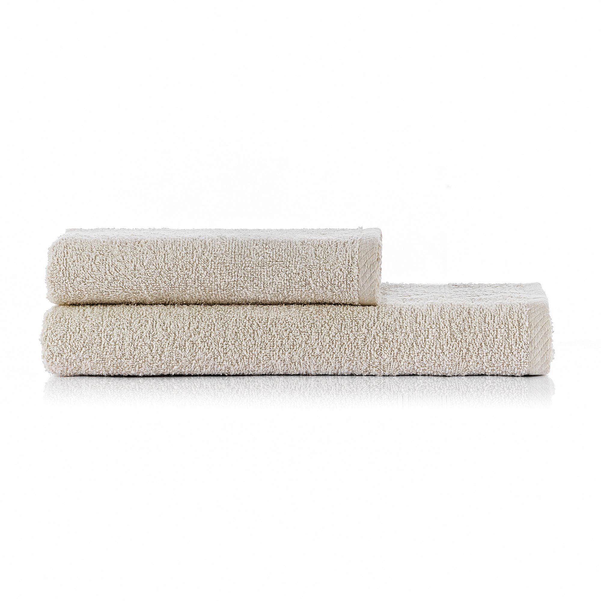 HeiHus FLUFFY Håndklepakke Varm beige / 2-pakning (1XL+1L) HeiHus Håndklesett BUN-TFYBE1PAK