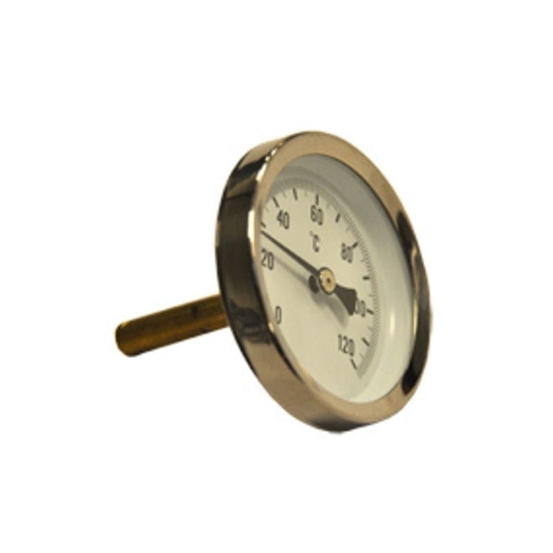 Høiax Termometer DN63 0-120C L=50 Høiax Termometer gulvvarme HO-8026135