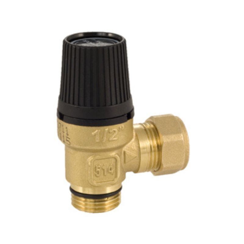 Høiax Ventil SV. 1/2" 2,5 BAR Høiax Tilbehør varmtvannsbereder HO-8026195