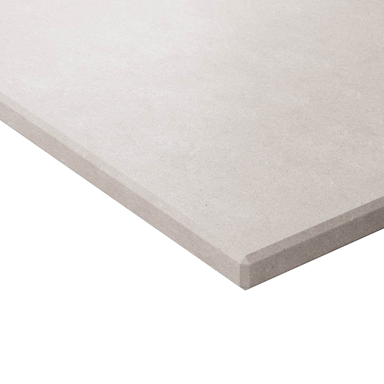 INR AIR Benkeplate Kvartskompositt med hull til servantbatteri H12xD455mm Raw concrete satin / 60cm INR Iconic Nordic Rooms Benkeplate bad INR-365110