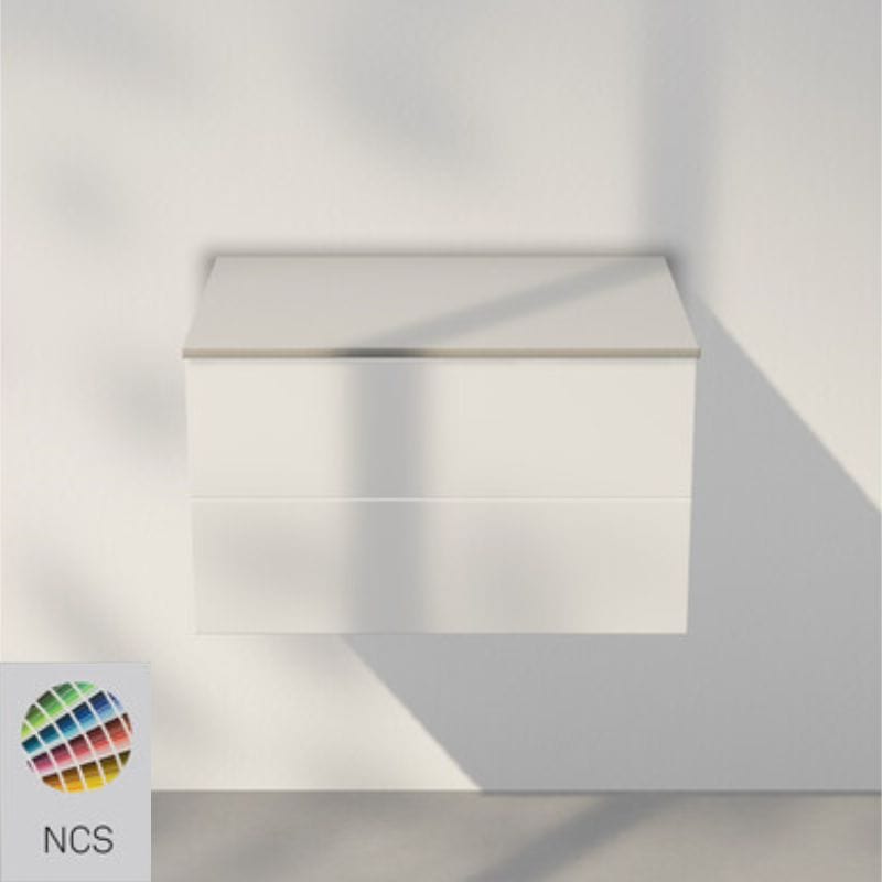 INR AIR Solid Servantskap med 2 Skuffer H350xD450mm NCS farge / 60cm INR Iconic Nordic Rooms Servantskap INR-366566