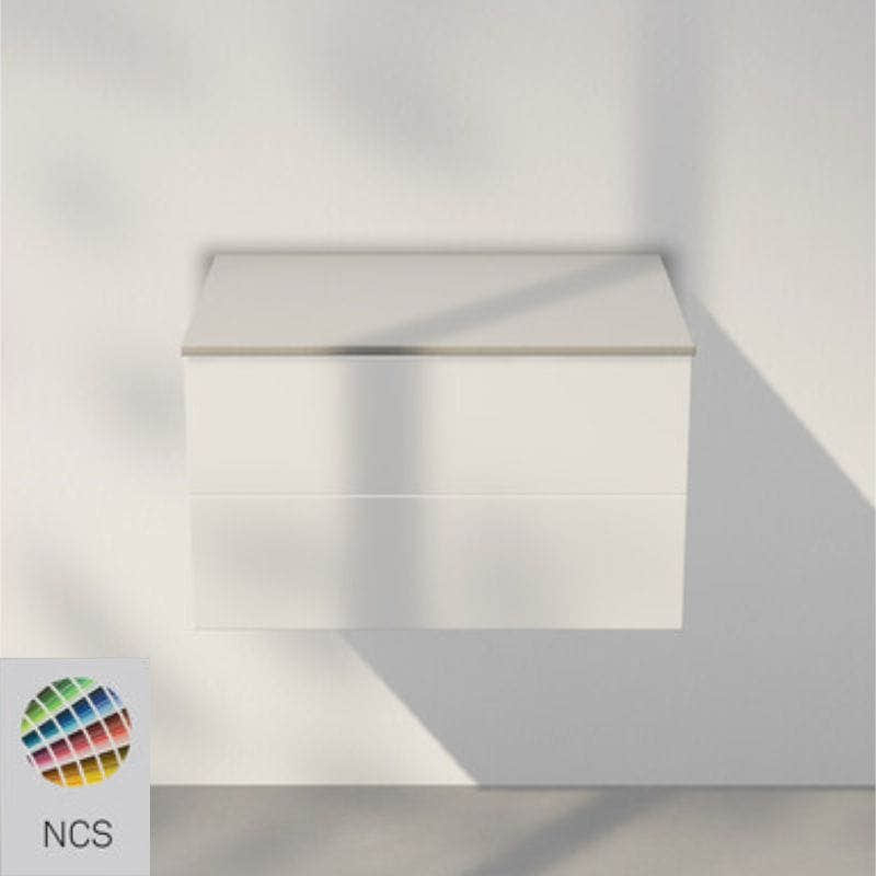 INR AIR Solid Servantskap med 2 Skuffer H350xD450mm NCS farge / 60cm INR Iconic Nordic Rooms Servantskap INR-366566
