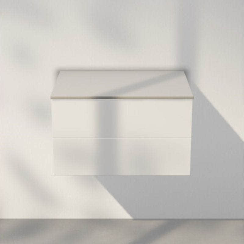 INR AIR Solid Servantskap med 2 Skuffer H350xD450mm Premium white / 60cm INR Iconic Nordic Rooms Servantskap INR-366511