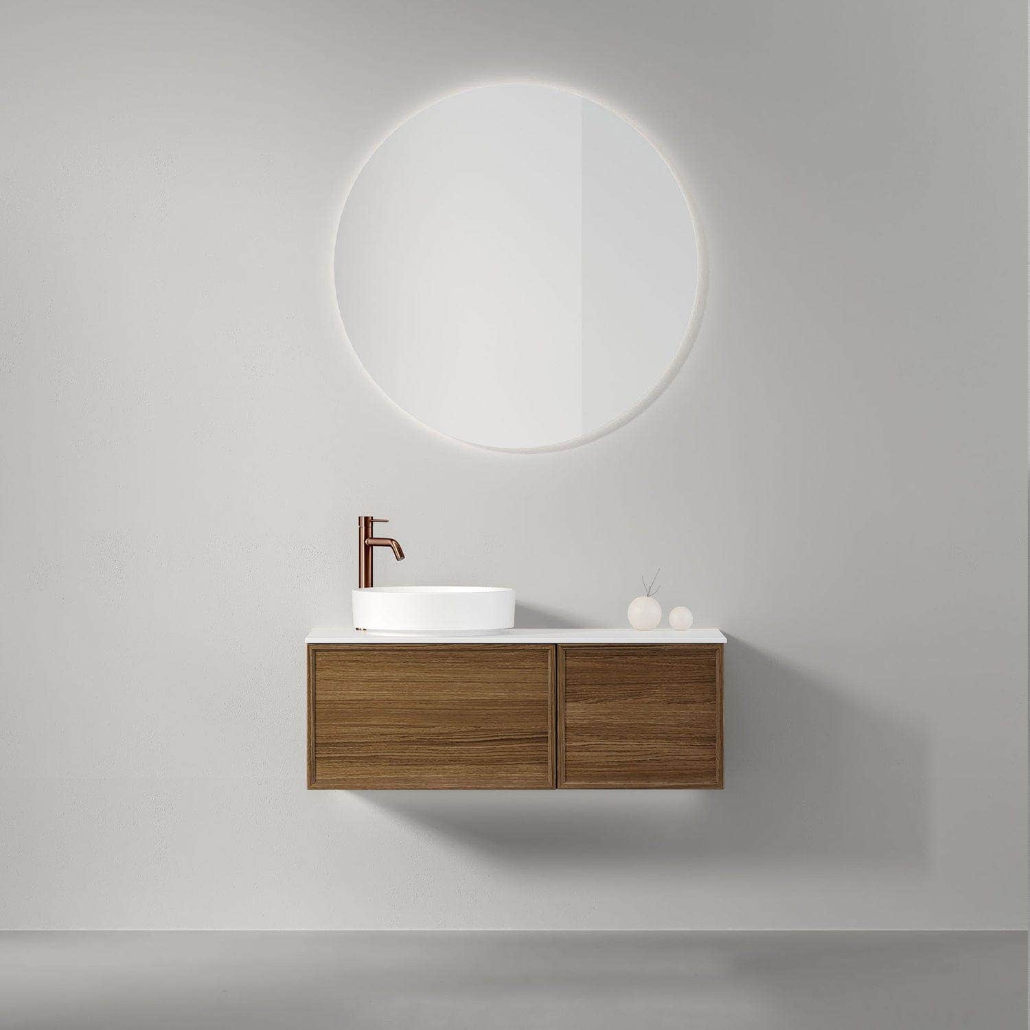 INR Air Wood Servantskap Hel front med 2 Skuffer og 1 Dør H350xD450mm INR Iconic Nordic Rooms Servantskap