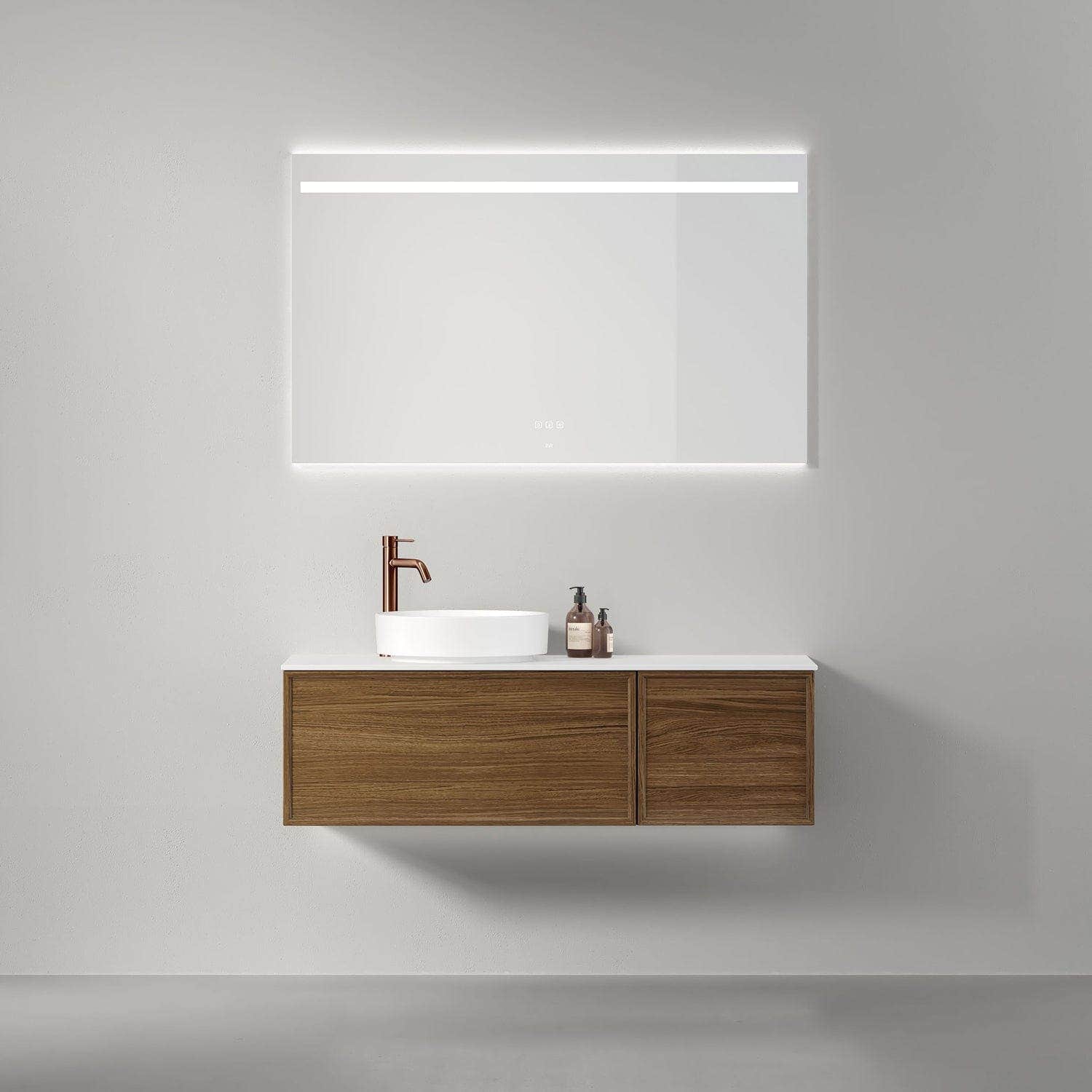 INR Air Wood Servantskap Hel front med 2 Skuffer og 1 Dør H350xD450mm INR Iconic Nordic Rooms Servantskap