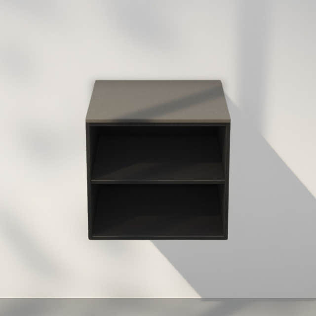 INR Air Wood Servantskap med Åpen oppbevaring B400xH350xD450mm Black oak / 40cm INR Iconic Nordic Rooms Servantskap INR-367039