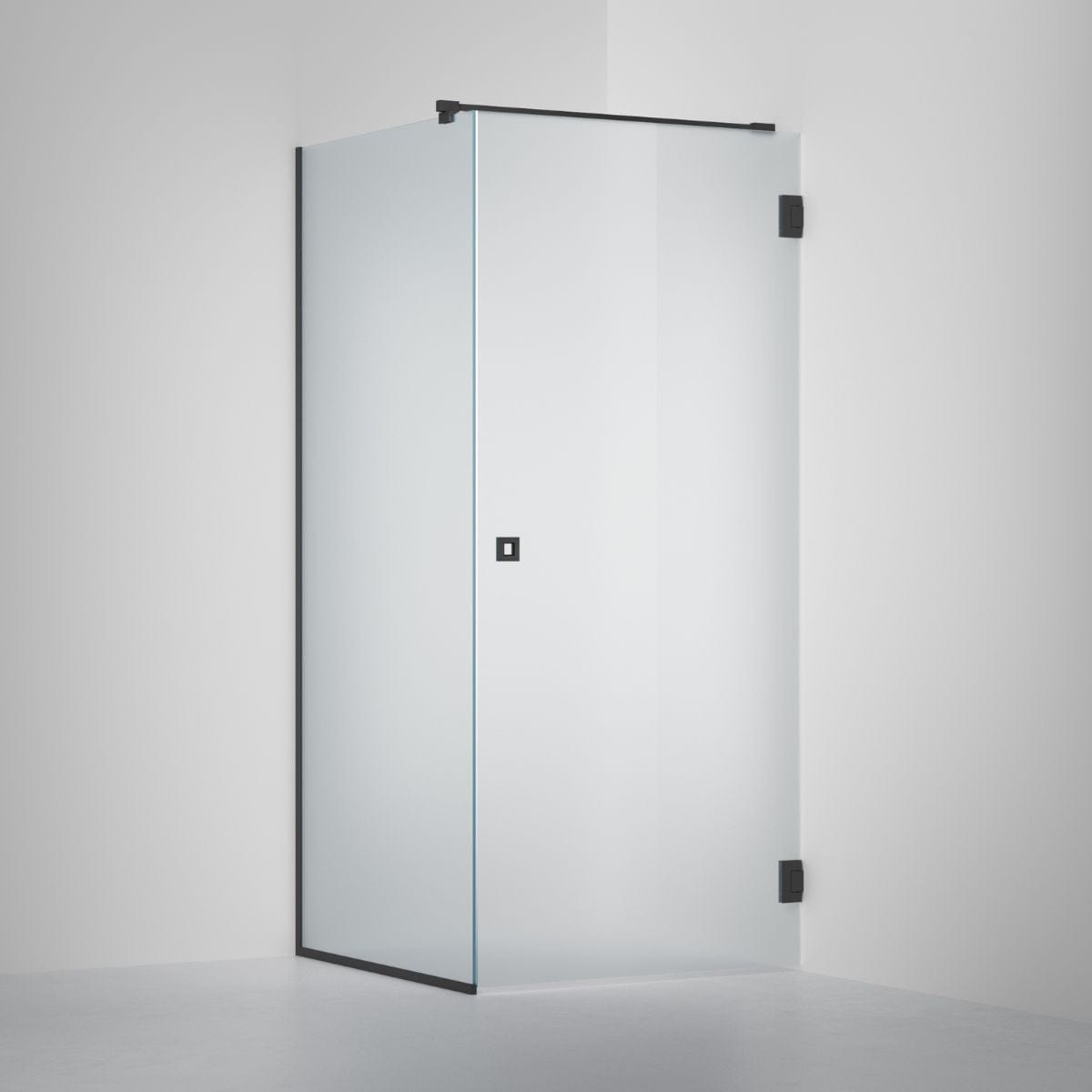 INR ARC 13 Frame Dusjhjørne Svart matt / 80x80cm / Klart glass INR Iconic Nordic Rooms Dusjhjørne INR-113102188
