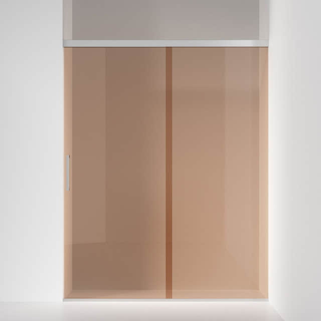 INR ARC Skyvedør Måltilpasset Krom / Måltilpasset 900-1200mm / Bronse glass INR Iconic Nordic Rooms Dusjnisje INR-118142300