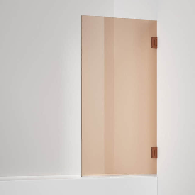 INR Badekarvegg ARC 17 Original Måltilpasset Brushed bronze / Måltilpasset / Bronse glass INR Iconic Nordic Rooms Badekarvegg INR-11742600