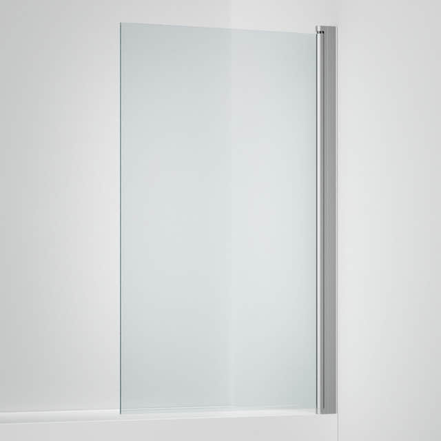 INR Badekarvegg LINC 17 Original Måltilpasset Matt aluminium / Måltilpasset / Klart glass INR Iconic Nordic Rooms Badekarvegg INR-51702900