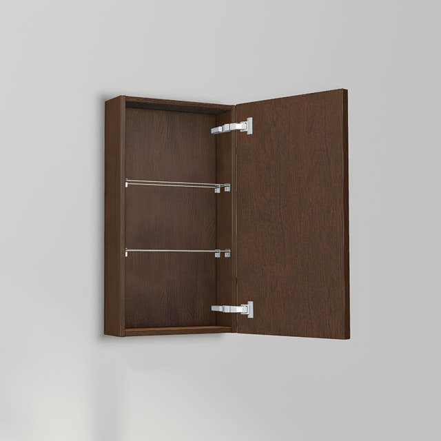 INR Carve 40/15 Veggskap Dark oak / 40cm / Høyre INR Iconic Nordic Rooms Sideskap bad INR-395538H