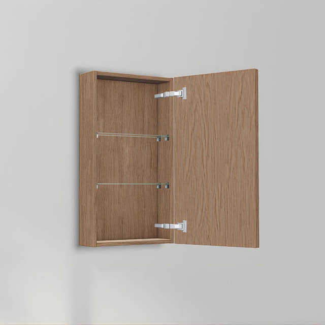INR Carve 40/15 Veggskap Natural oak / 40cm / Høyre INR Iconic Nordic Rooms Sideskap bad INR-395534H