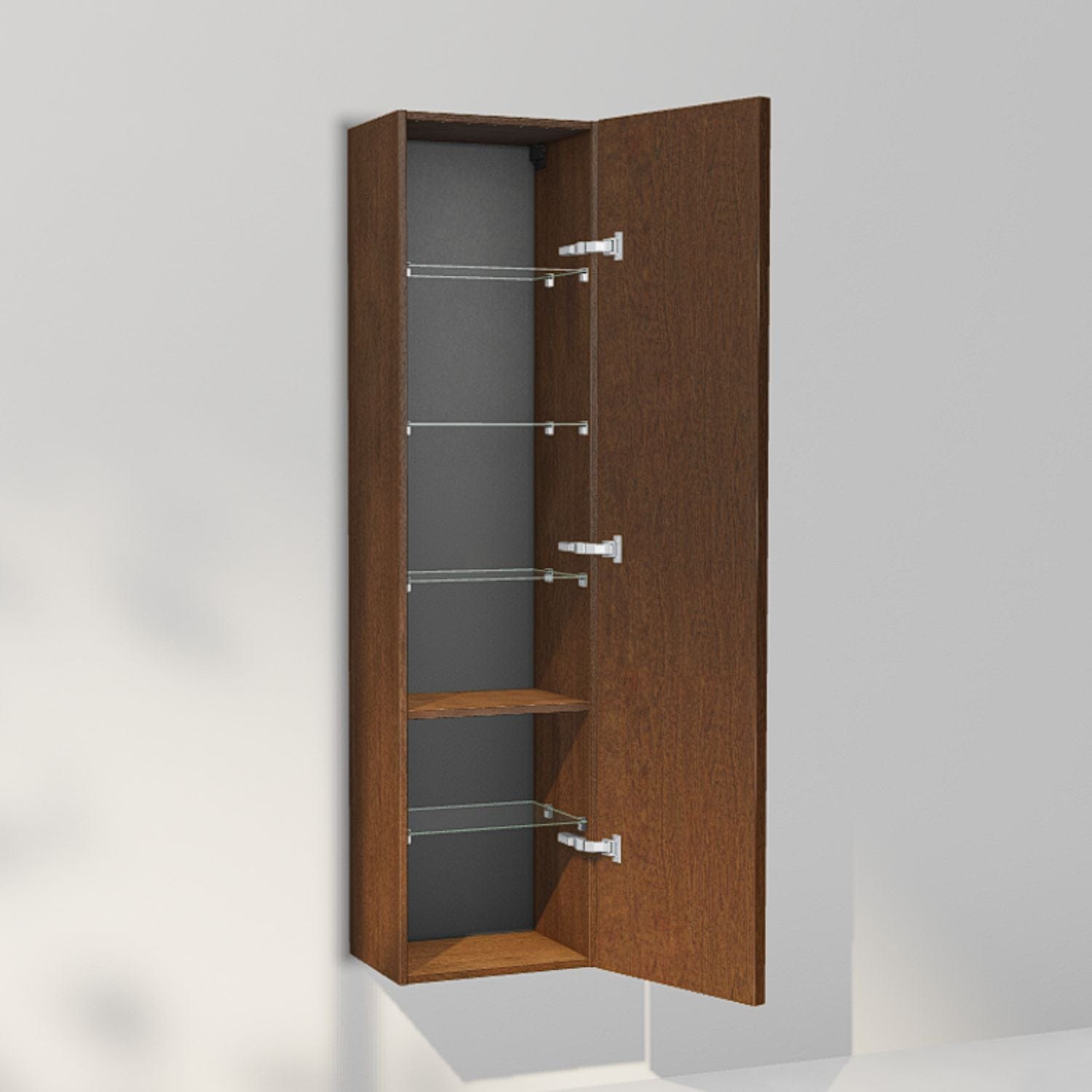INR Carve 40/30 Høyskap Dark oak / 40cm / Høyre INR Iconic Nordic Rooms Høyskap bad INR-396238H