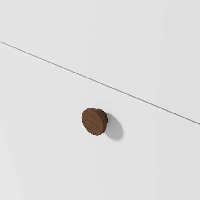 INR Dot Knott Ø50 mm Dark oak INR Iconic Nordic Rooms Knotter og håndtak INR-20232