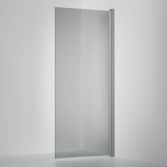 INR Dusjdør LINC 19 Original Måltilpasset Matt aluminium / Måltilpasset / Grått glass INR Iconic Nordic Rooms Dusjdør INR-51903900