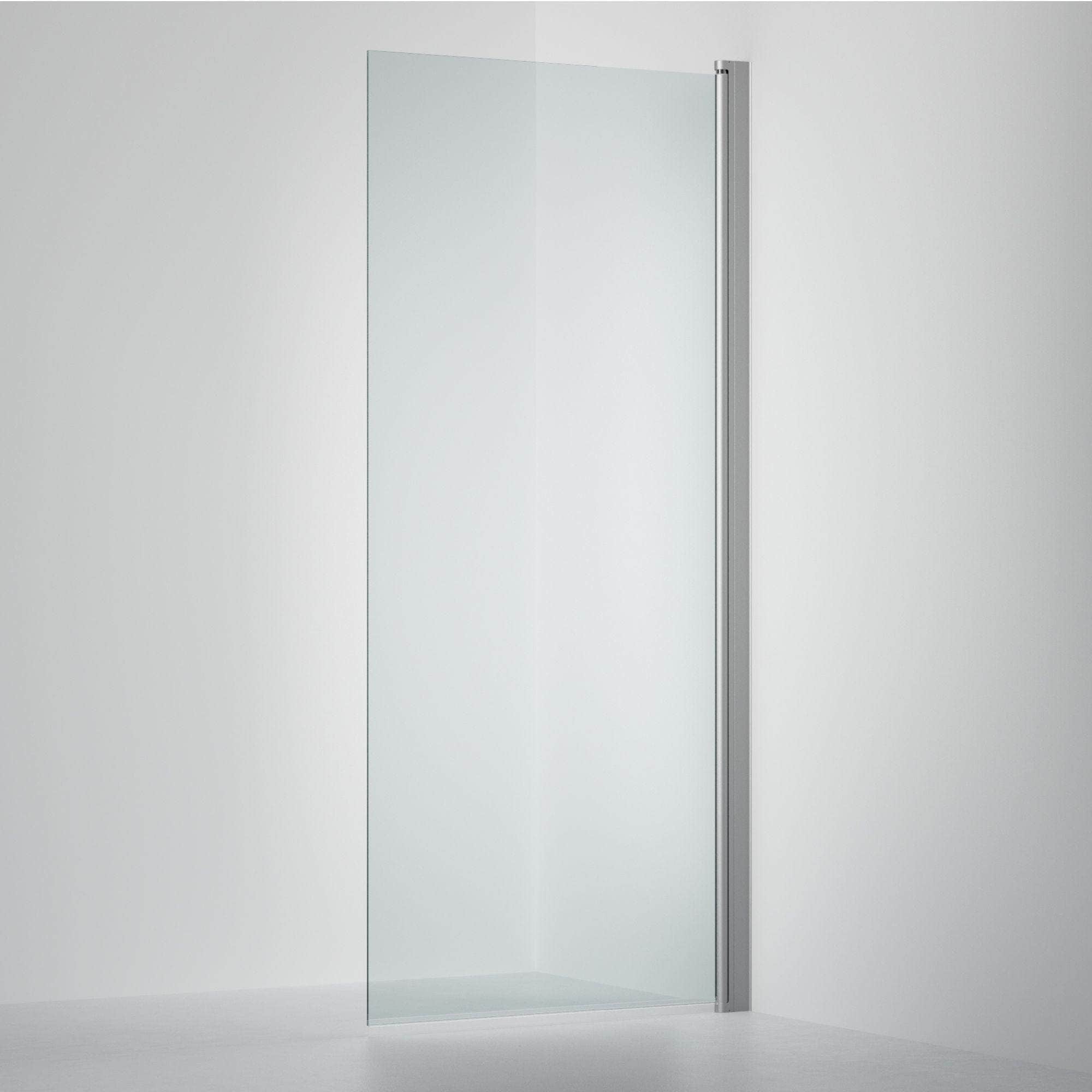 INR Dusjdør LINC 19 Original Måltilpasset Matt aluminium / Måltilpasset / Klart glass INR Iconic Nordic Rooms Dusjdør INR-51902900